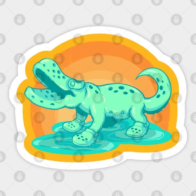 Croc Sticker by LVBart